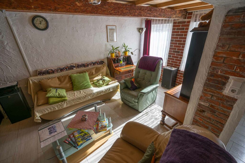 ferienhaus nordsee hund toenning wohnzimmer